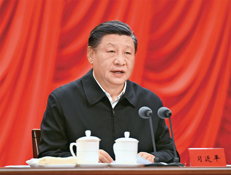 2023年2月7日,新進(jìn)中央委員會的委員、候補(bǔ)委員和省部級主要領(lǐng)導(dǎo)干部學(xué)習(xí)貫徹習(xí)近平新時代中國特色社會主義思想和黨的二十大精神研討班在中央黨校(國家行政學(xué)院)開班。中共中央總書記、國家主席、中央軍委主席習(xí)近平在開班式上發(fā)表重要講話。 新華社記者 李學(xué)仁/攝